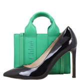 Chloe Woody Tote Bag Mini Leather