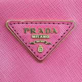 Prada Saffiano Lux Galleria Double Zip Tote Medium Hardware