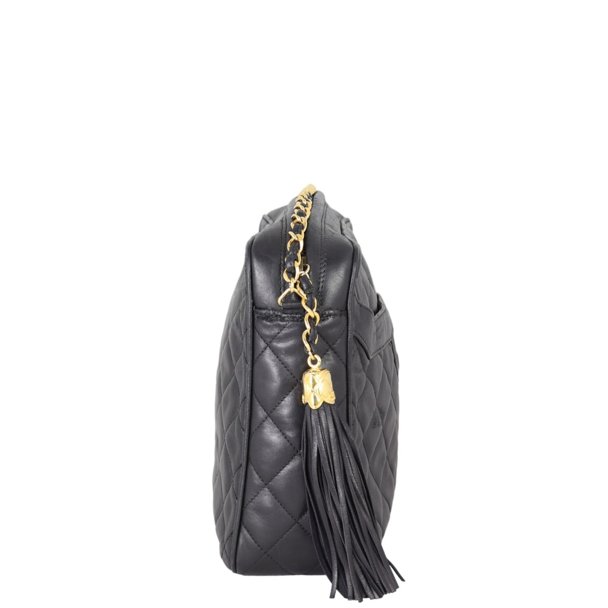 Chanel Vintage Camera Tassel Bag Medium | Lambskin