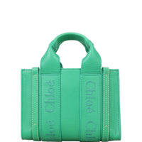 Chloe Woody Tote Bag Mini Leather