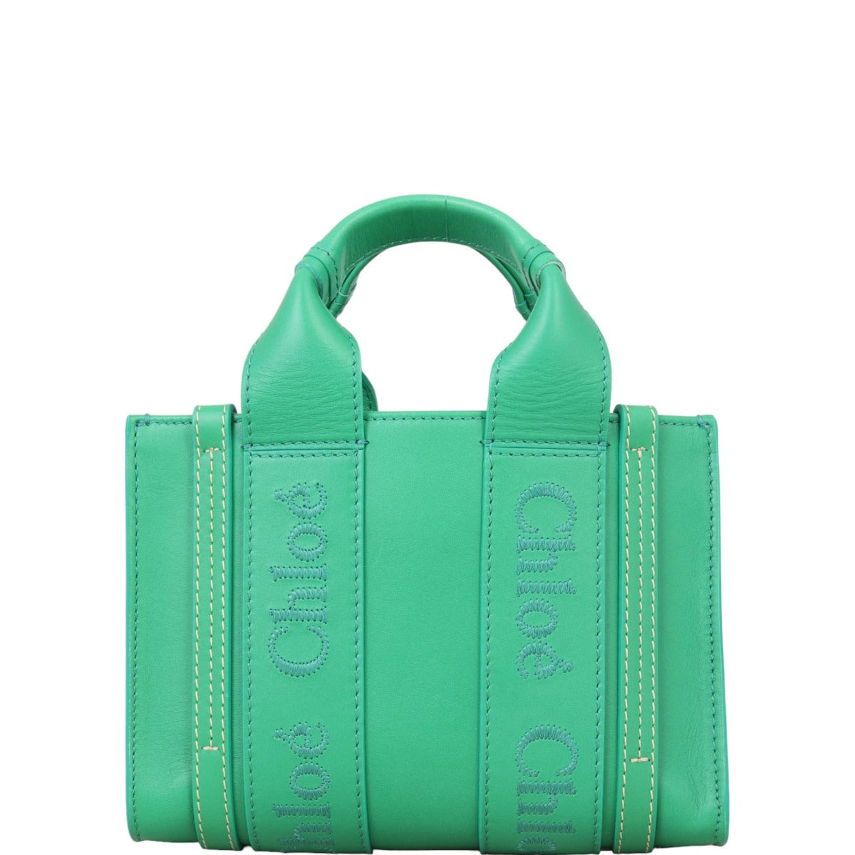 Chloe Woody Tote Bag Mini Leather