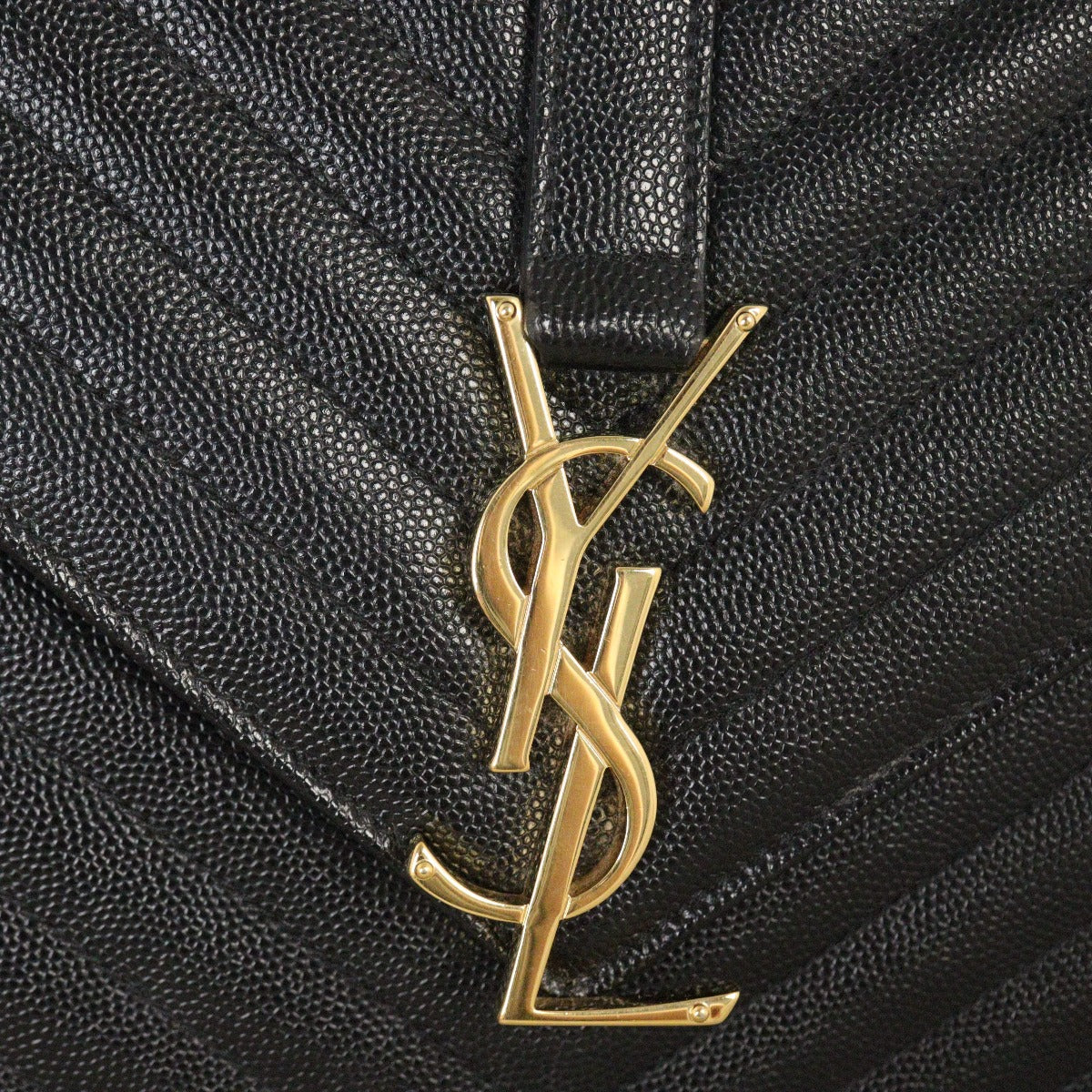 Saint Laurent Matelasse Envelope Large Bag