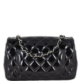 Chanel Classic Flap Mini Rectangular Bag Patent | Black