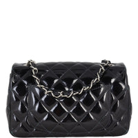 Chanel Classic Flap Mini Rectangular Bag Patent | Black