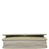 Chanel Classic Wallet on Chain Patent | Grey Green