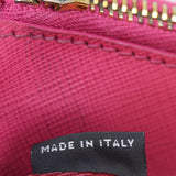 Prada Saffiano Lux Galleria Double Zip Tote Medium Interior Stamp