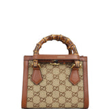Gucci GG Diana Bamboo Top Handle Mini Tote
