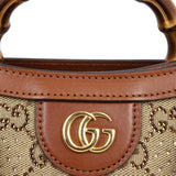 Gucci GG Diana Bamboo Top Handle Mini Tote
