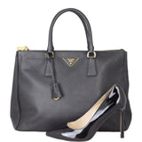 Prada Saffiano Lux Galleria Double Zip Tote Large