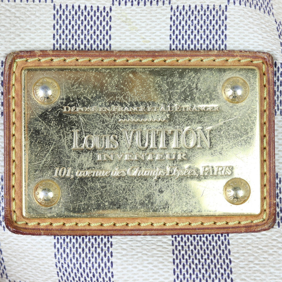 Louis Vuitton Galliera GM Damier Azur Hardware