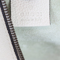 Gucci Logo Print Leather Pouch Interior Stamp