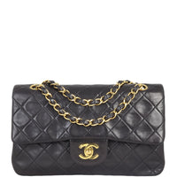 Chanel Classic Double Flap Small | Black Lambskin Leather