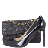 Chanel Classic Double Flap Small | Black Lambskin Leather