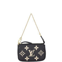 Louis Vuitton Mini Pochette Accessoires Monogram Empreinte Bicolour