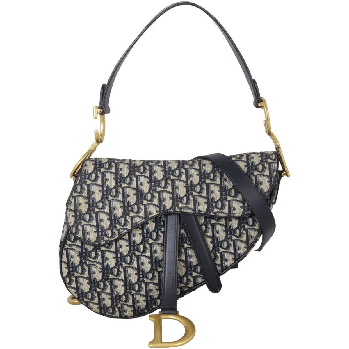 Dior Saddle Bag with Strap Oblique
