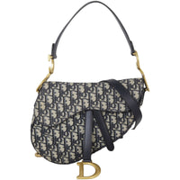 Dior Saddle Bag with Strap Oblique