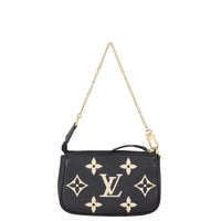 Louis Vuitton Mini Pochette Accessoires Monogram Empreinte Bicolour