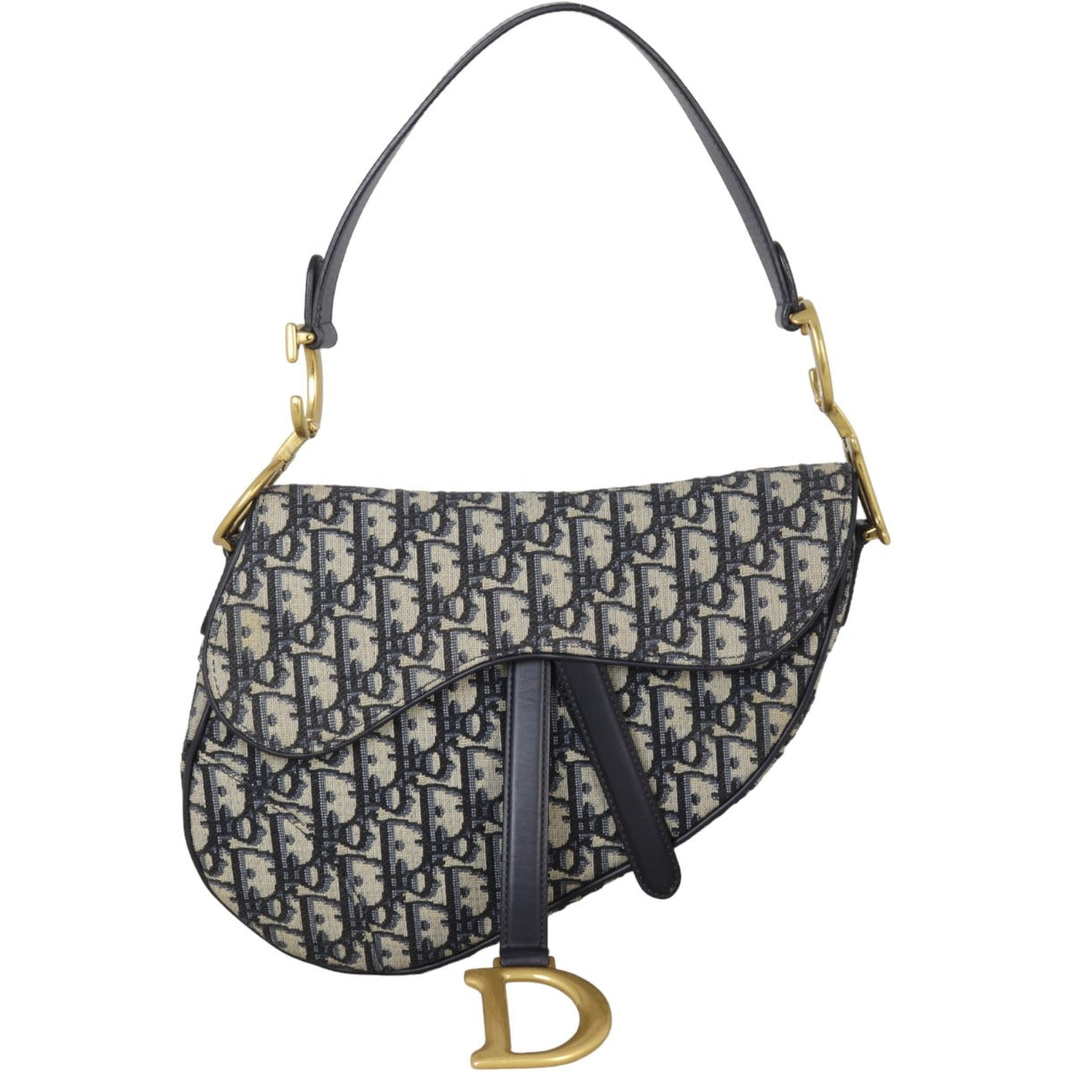Dior Saddle Bag with Strap Oblique