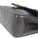 Chanel Classic Double Flap Small | Black Lambskin Leather