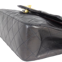 Chanel Classic Double Flap Small | Black Lambskin Leather