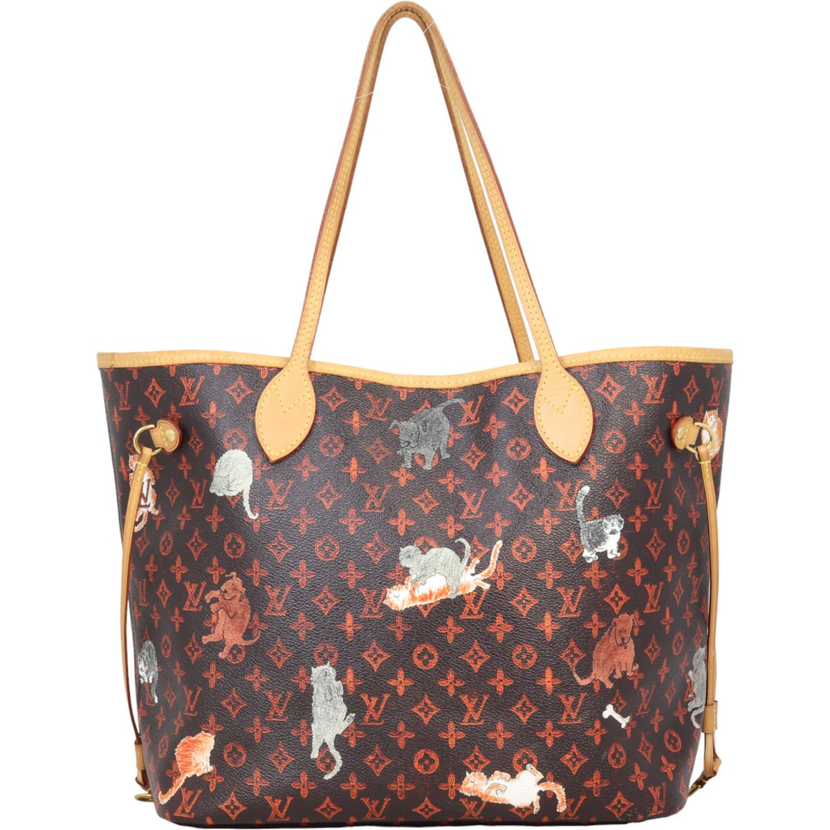 Louis Vuitton x Grace Coddington Neverfull MM Catogram