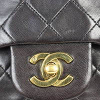 Chanel Classic Double Flap Small | Black Lambskin Leather