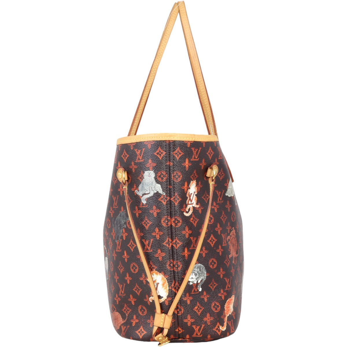 Louis Vuitton x Grace Coddington Neverfull MM Catogram