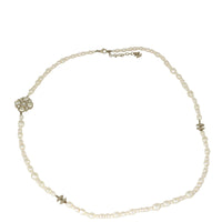 Chanel CC Pearl Long Necklace | Gold