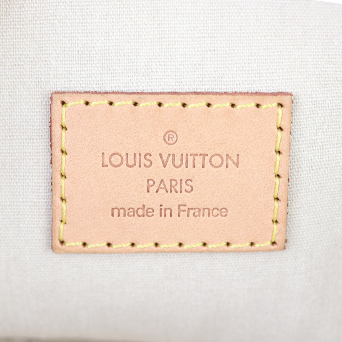 Louis Vuitton Alma PM Monogram Vernis Interior Stamp