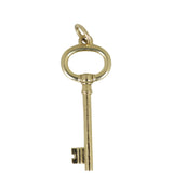 Tiffany & Co 18k Gold Key Pendant Back
