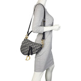 Dior Saddle Bag with Strap Oblique