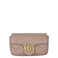 Gucci GG Marmont Matelasse Super Mini Shoulder Bag
