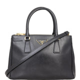 Prada Saffiano Lux Galleria Double Zip Tote Small