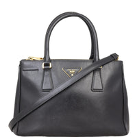 Prada Saffiano Lux Galleria Double Zip Tote Small