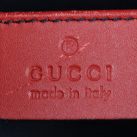 Gucci GG Supreme Blooms Zip Cosmetic Pouch Interior Stamp