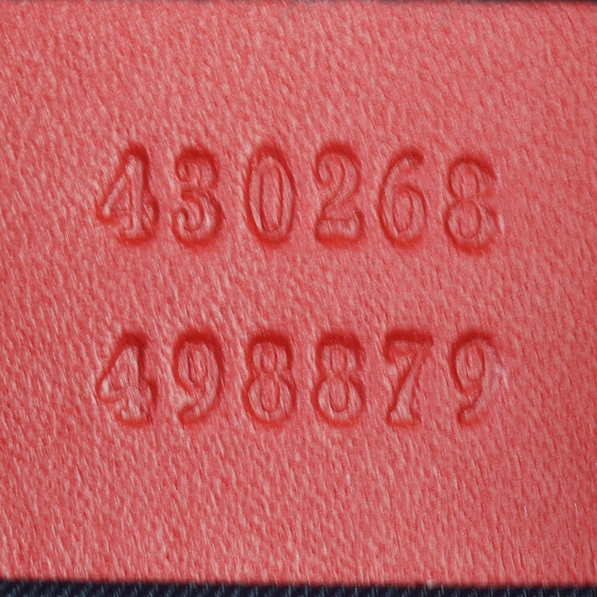 Gucci GG Supreme Blooms Zip Cosmetic Pouch Date Code