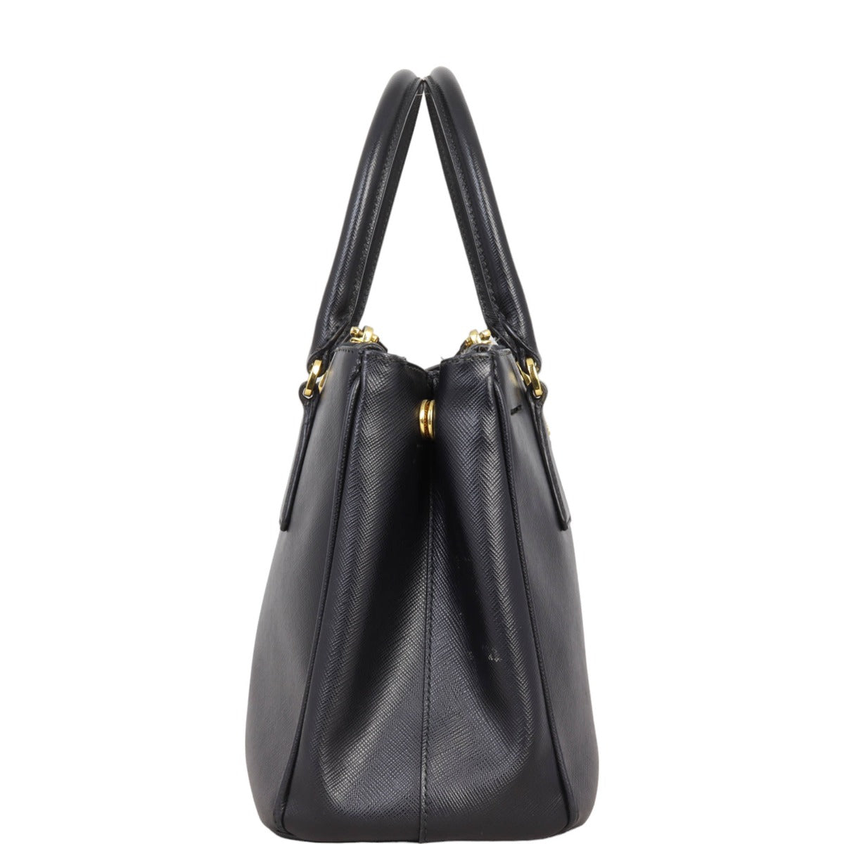 Prada Saffiano Lux Galleria Double Zip Tote Small