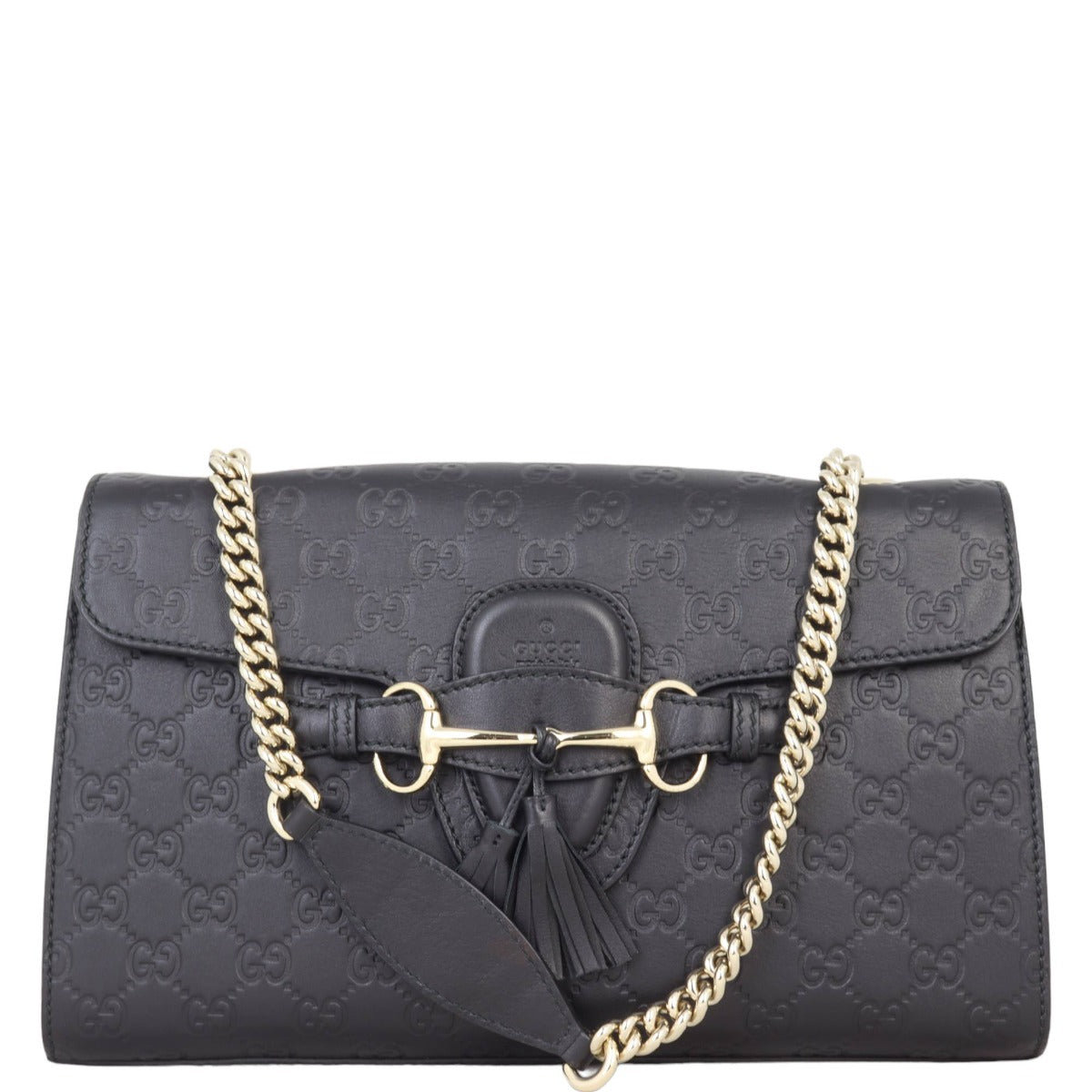 Gucci Emily Guccissima Chain Shoulder Bag