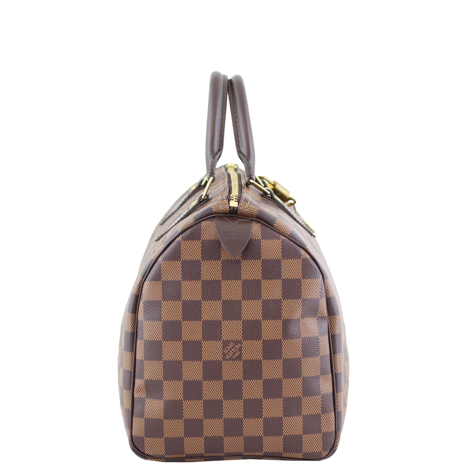 Louis Vuitton Speedy 30 Damier Ebene Side