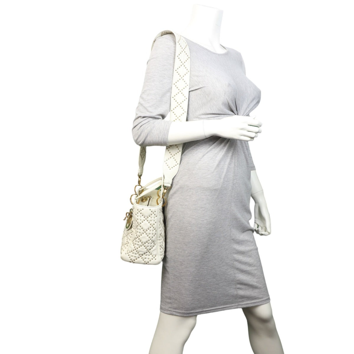 Dior Lady Dior Soft Medium Studded