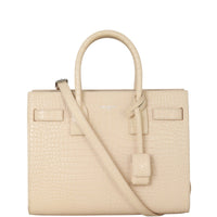Saint Laurent Sac de Jour Baby Croc-Embossed