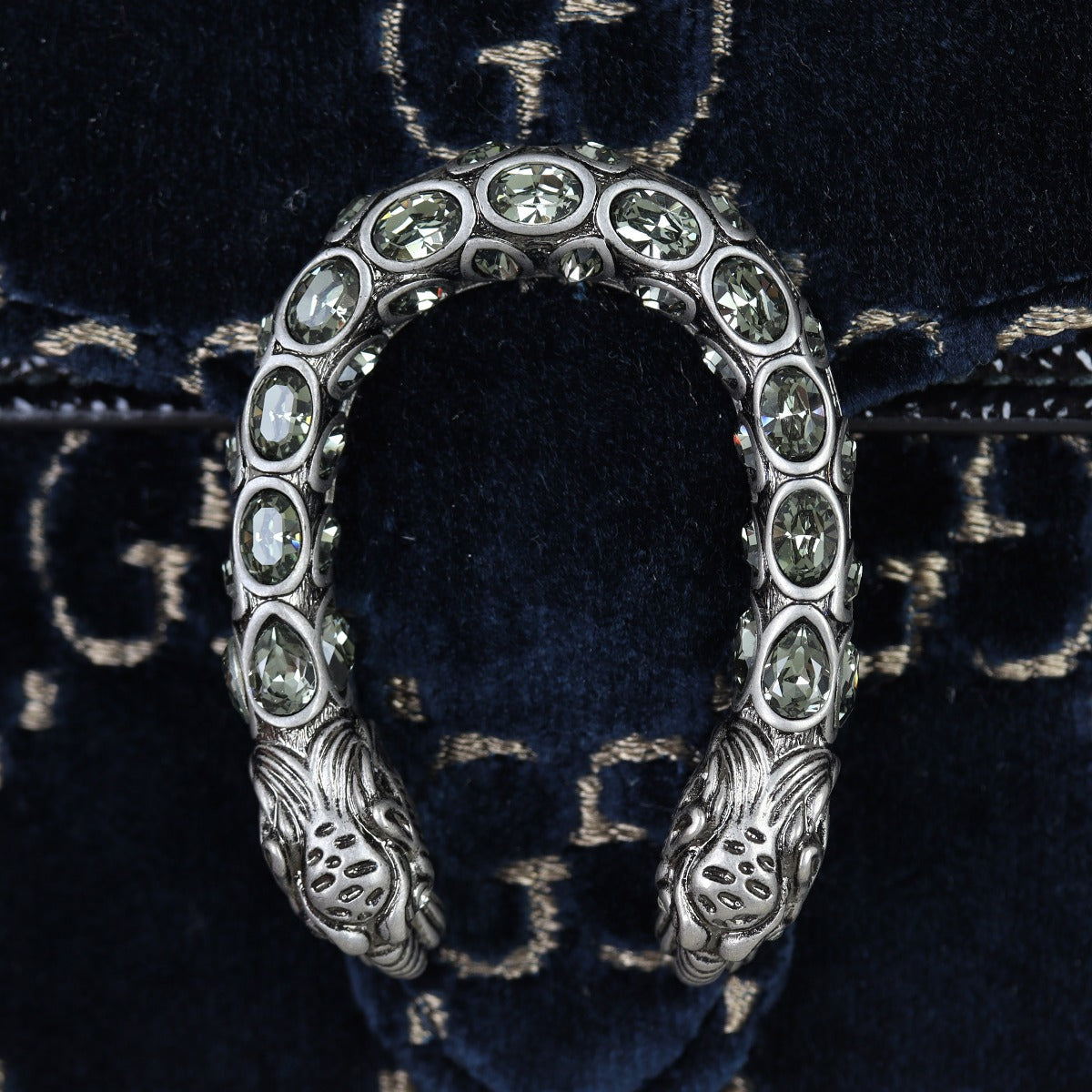 Gucci Dionysus Super Mini GG Velvet Bag Hardware