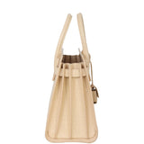 Saint Laurent Sac de Jour Baby Croc-Embossed