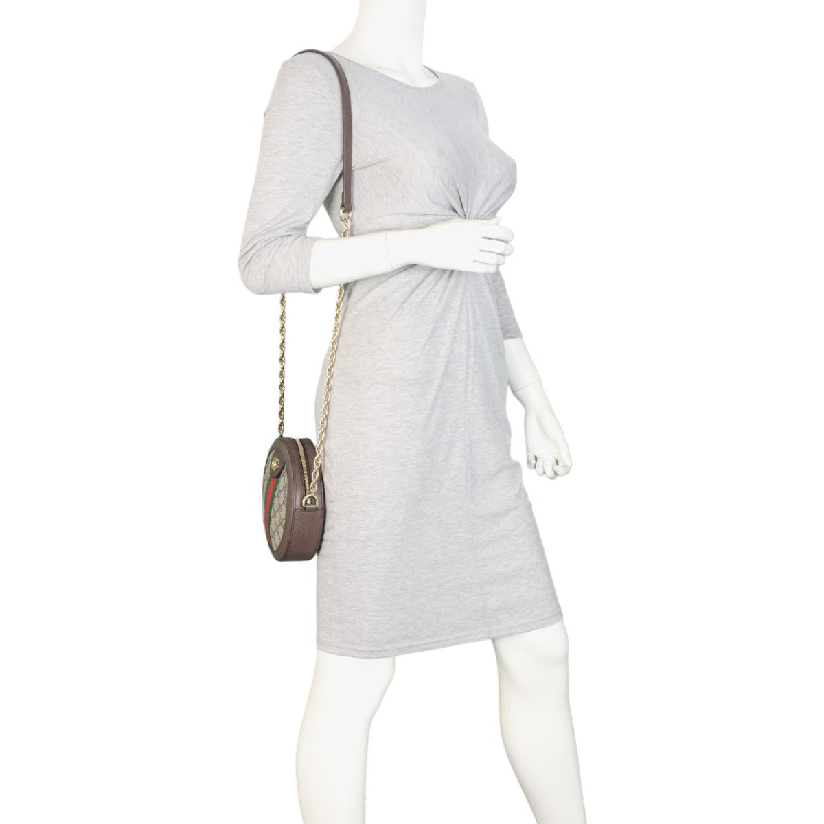 Gucci Ophidia Round Mini Shoulder Bag