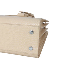 Saint Laurent Sac de Jour Baby Croc-Embossed