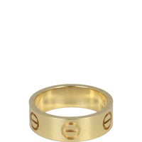 Cartier Love Ring 18k Yellow Gold