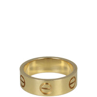 Cartier Love Ring 18k Yellow Gold