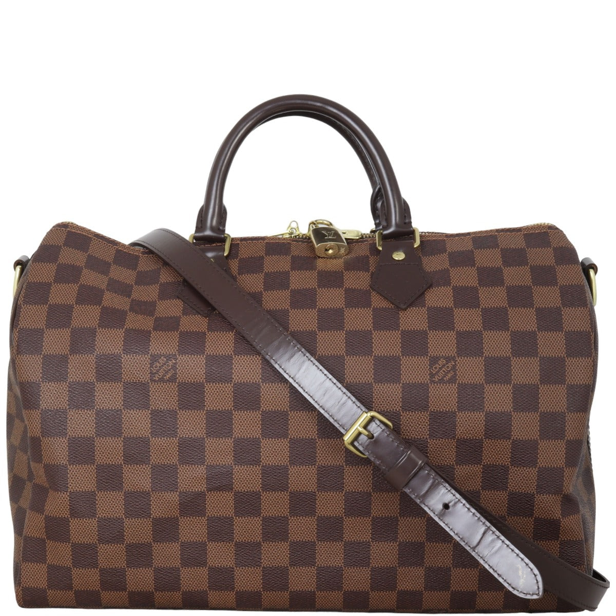 Louis Vuitton Speedy 35 Bandouliere Damier Ebene