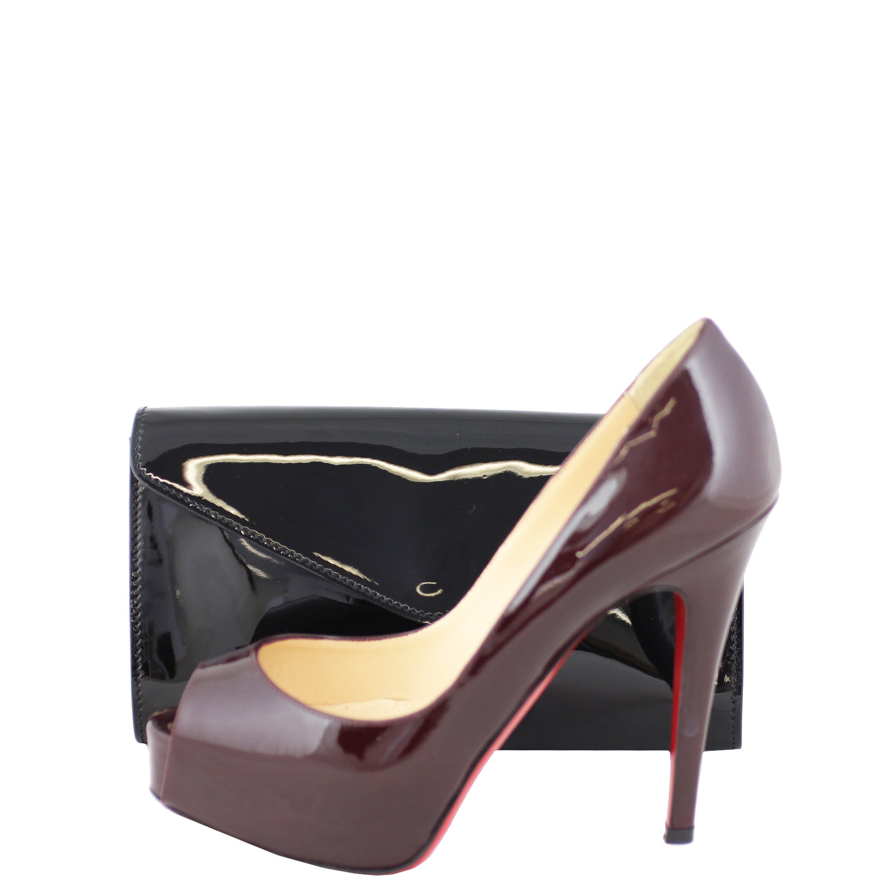 Saint Laurent Y-Mail Envelope Clutch Shoe