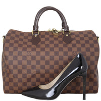 Louis Vuitton Speedy 35 Bandouliere Damier Ebene